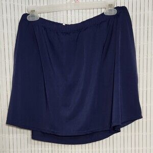 Shape Benefits By Chadwicks Bikini Swim Skirt For Women Size 22W Color Blue B11